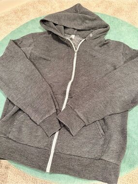 Charcoal Grey American Apparel Full-Zip Hoodie